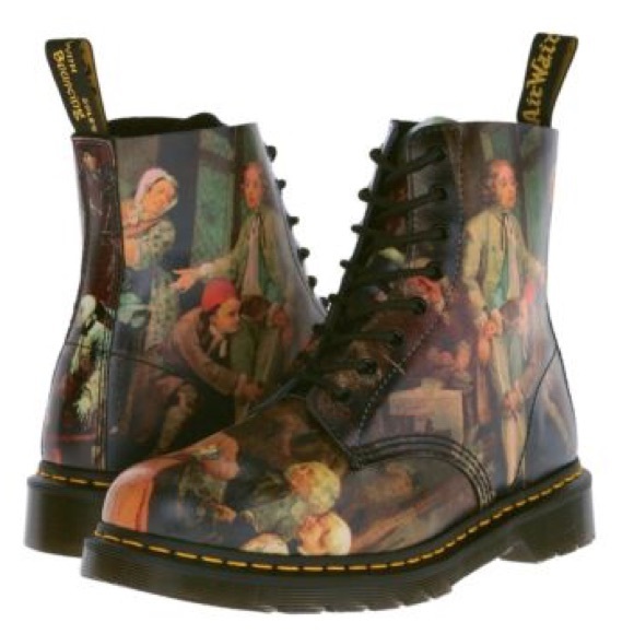 Dr. Martens 1460 Pascal Hogarth Renaissance Boots - Picture 8 of 8